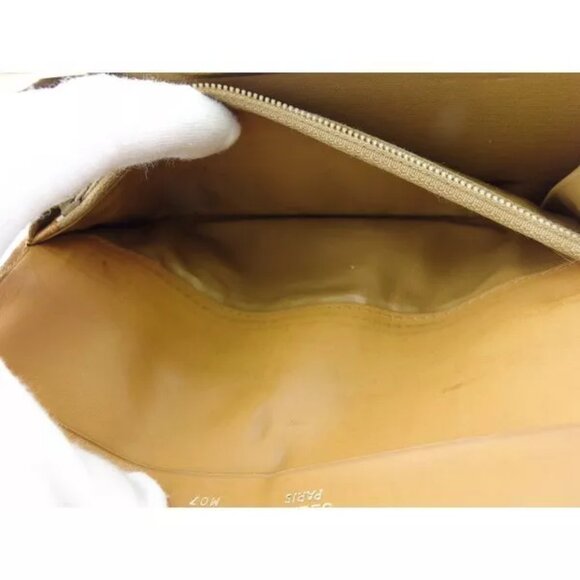 Celine long wallet macadam beige PVC x leather Authentic USED - Picture 7 of 11